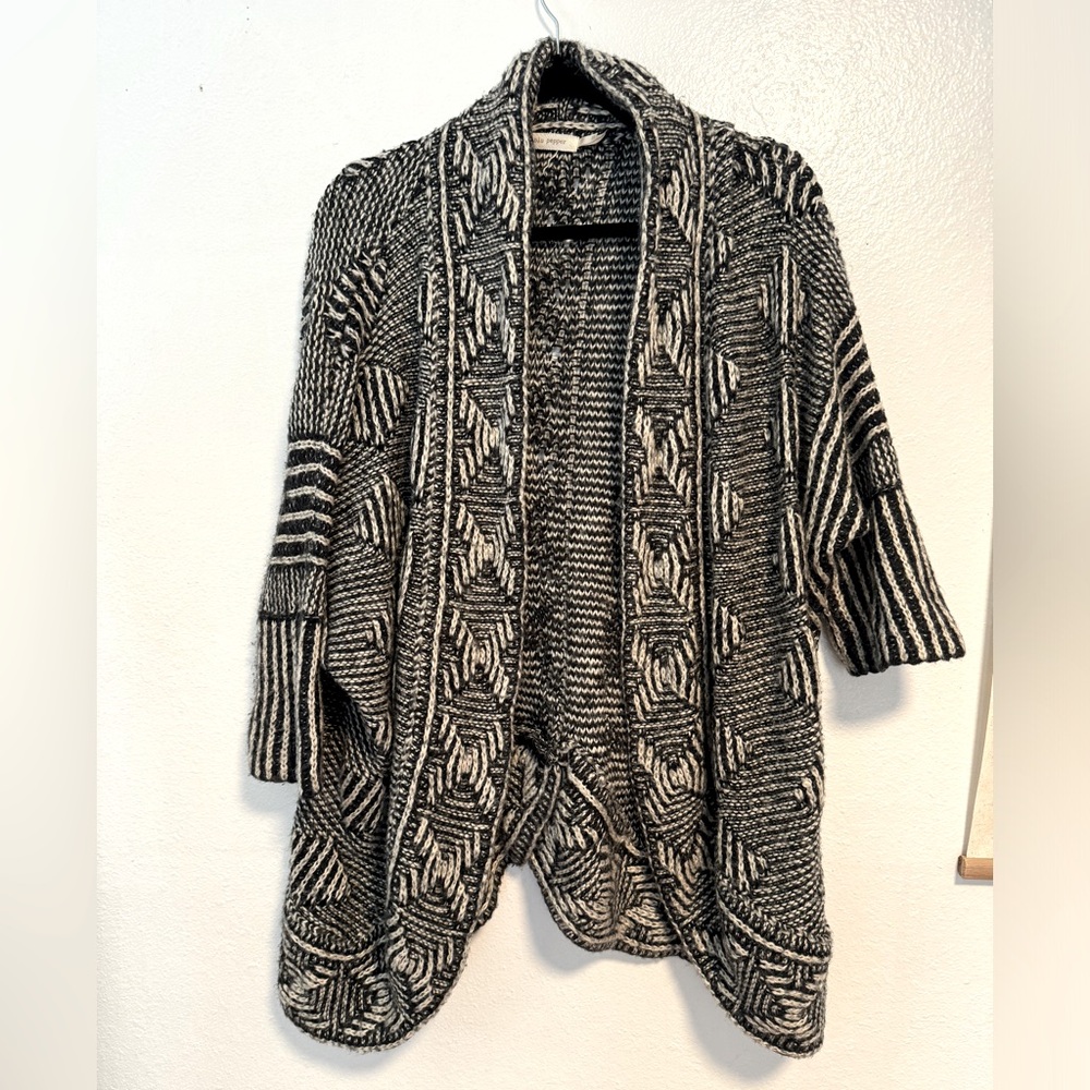 Boho Hippie Crunchy Cardigan / Shrug Sweater
